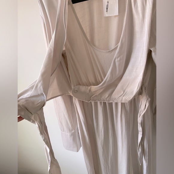 🐣NWT H&M MAMA Nursing Wrap-front Maternity Dress SIZE S - Picture 7 of 10